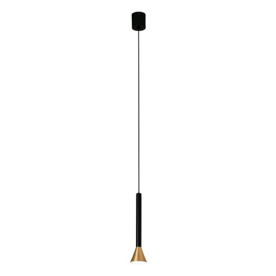 Deckenleuchte aus Stahl mit integrierter LED, mattgold, TAYLAN