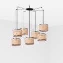 Deckenleuchte aus Stahl E27, mattschwarz, BIACHES