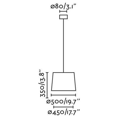 Deckenleuchte aus Stahl E27, mattschwarz, COOLUS
