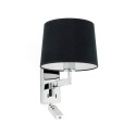 Wandleuchte aus Stahl E27, chrom glaenzend, CANTOUL