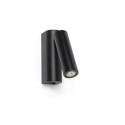 Wandleuchte aus Stahl mit integrierter LED, schwarz, BELLOY