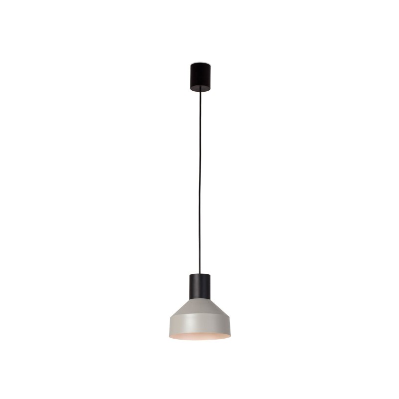 Deckenleuchte Stahl E27 mattschwarz BOUZAIS