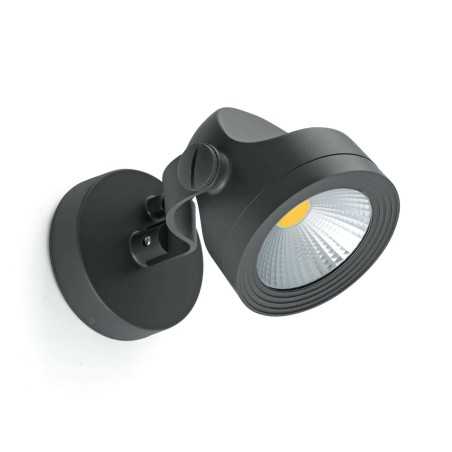 Wandleuchte aus Aluminium mit integrierter LED, grau, MURES