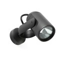 Wandleuchte aus Aluminium mit integrierter LED, schwarz, MORGANX