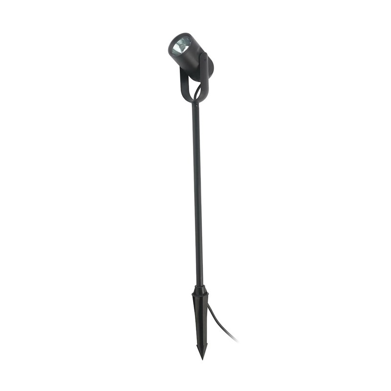 Stehleuchte aus Aluminium mit integrierter LED, schwarz, BOURECQ