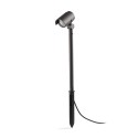 Stehleuchte aus Aluminium mit integrierter LED, grau, LAGNEY