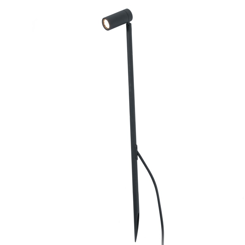 Stehleuchte aus Aluminium mit integrierter LED, mattschwarz, FRESNOY