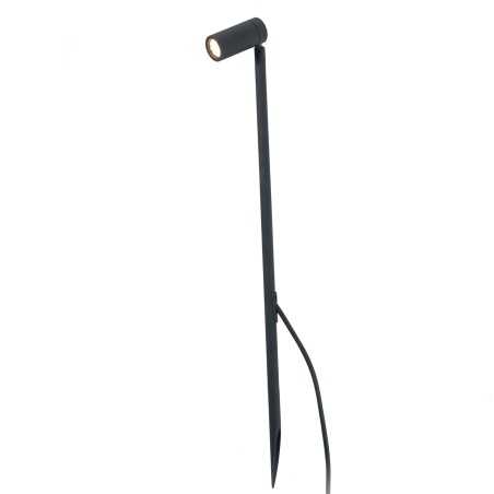 Stehleuchte aus Aluminium mit integrierter LED, mattschwarz, FRESNOY