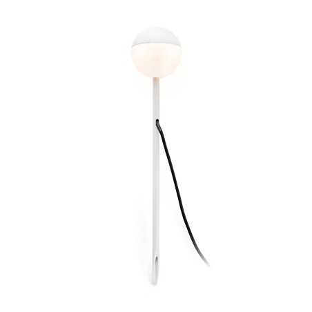 Stehleuchte aus Aluminium mit integrierter LED, mattweiss, GRENAY