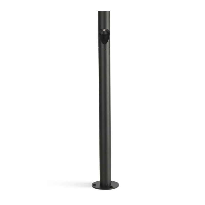 Stehleuchte aus Aluminium mit integrierter LED, mattschwarz, ARBIZON