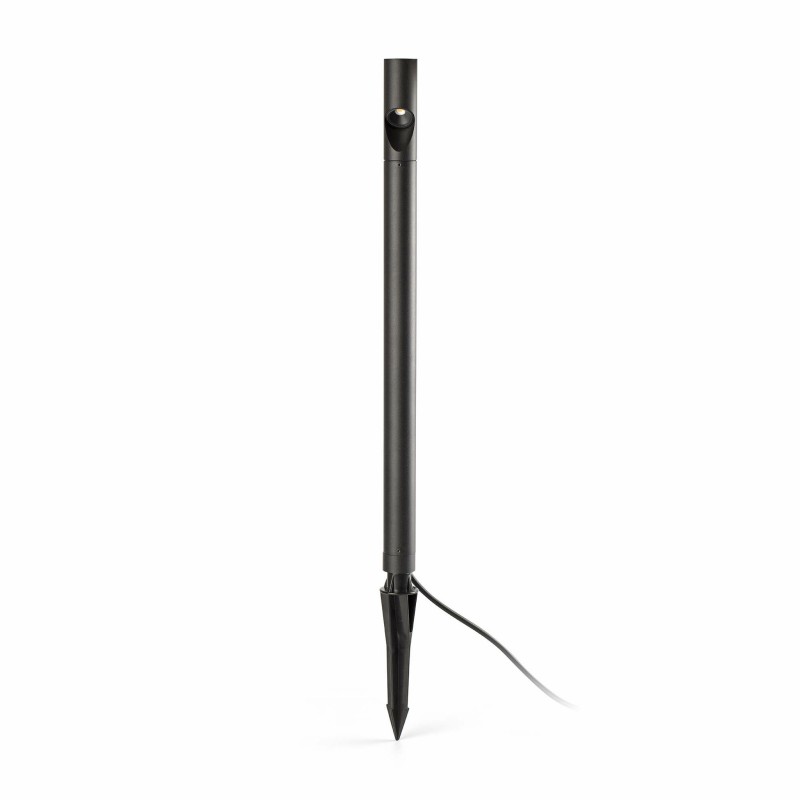 Stehleuchte aus Aluminium mit integrierter LED, mattschwarz, MONTORD