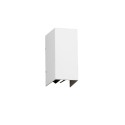 Wandleuchte aus Aluminium mit integrierter LED, mattweiss, LE CEP