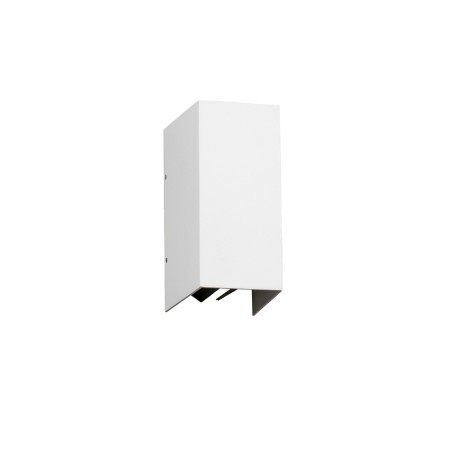Wandleuchte aus Aluminium mit integrierter LED, mattweiss, LE CEP