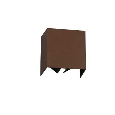 Wandleuchte aus Aluminium mit integrierter LED, rostfarben, AVARAY