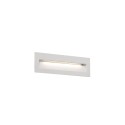 Wandleuchte aus Aluminium mit integrierter LED, mattweiss, DINOZE