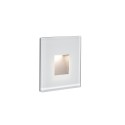 Wandleuchte aus Polycarbonat mit integrierter LED, mattweiss, LE LOU