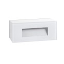 Wandleuchte aus Polycarbonat mit integrierter LED, mattweiss, COMMENY