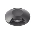 Wandleuchte aus Aluminium mit integrierter LED, mattschwarz, DOMAIZE