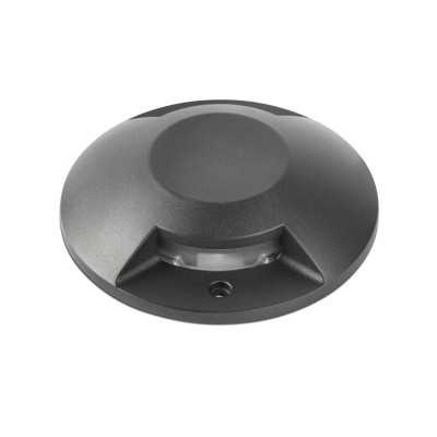 Wandleuchte aus Aluminium mit integrierter LED, mattschwarz, DOMAIZE