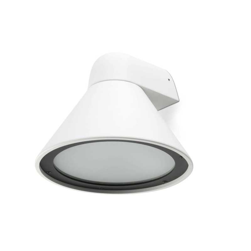 Wandleuchte aus Aluminium E27, mattweiss, COMINES