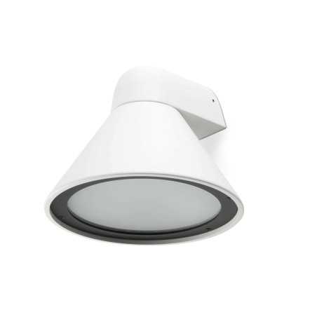 Wandleuchte aus Aluminium E27, mattweiss, COMINES