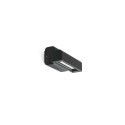 Wandleuchte aus Aluminium mit integrierter LED, schwarz, MESVRES