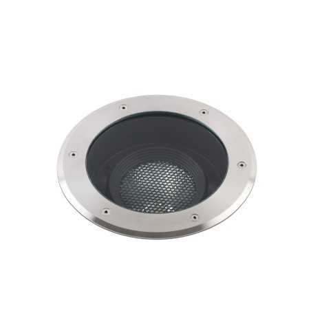 Stehleuchte aus gebuerstetem Edelstahl mit integrierter LED, PITHON