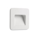 Wandleuchte aus Aluminium mit integrierter LED, mattweiss, URBISE