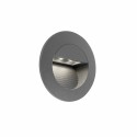 Wandleuchte aus Aluminium mit integrierter LED, grau, CASTRES