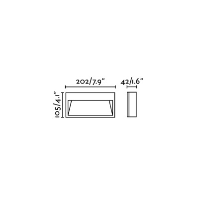 Wandleuchte aus Aluminium mit integrierter LED, mattweiss, TOURNY