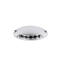 Stehleuchte aus Aluminium mit integrierter LED, gebuersteter Stahl, LIESLE
