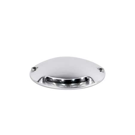 Stehleuchte aus Aluminium mit integrierter LED, gebuersteter Stahl, LIESLE