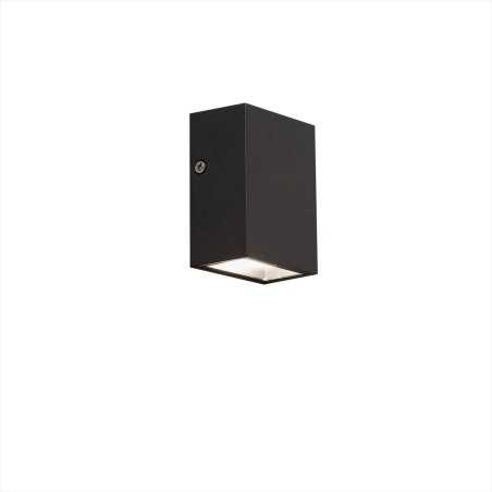Wandleuchte aus Aluminium mit integrierter LED, grau, SEILLAC