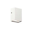 Wandleuchte aus Aluminium mit integrierter LED, mattweiss, RIVOLET