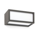 Wandleuchte aus Aluminium E27, grau, WILLEMS