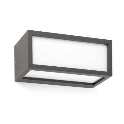 Wandleuchte aus Aluminium E27, grau, WILLEMS