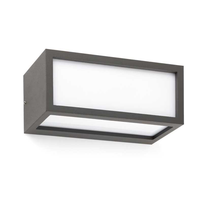 Wandleuchte aus Aluminium E27, grau, WILLEMS