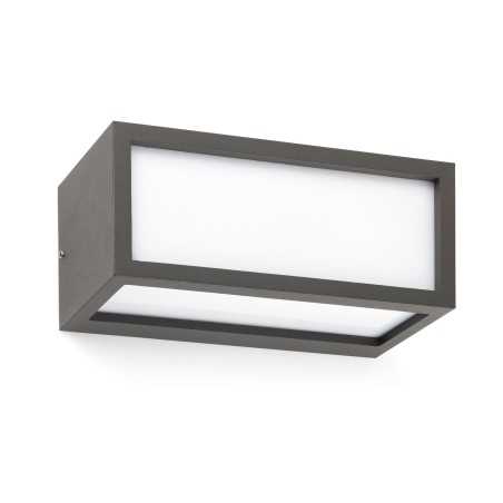 Wandleuchte aus Aluminium E27, grau, WILLEMS