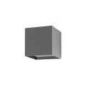 Wandleuchte aus Aluminium mit integrierter LED, grau, ARTONNE