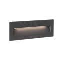 Wandleuchte aus Aluminium mit integrierter LED, grau, LE PRE