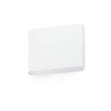 Wandleuchte aus Aluminium mit integrierter LED, mattweiss, AMBERAC