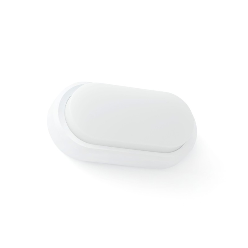 Wandleuchte aus ABS mit integrierter LED, mattweiss, MERIEU