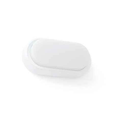 Wandleuchte aus ABS mit integrierter LED, mattweiss, MERIEU