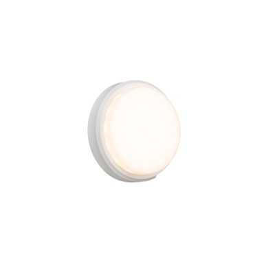 Wandleuchte aus ABS mit integrierter LED, mattweiss, ATRAMA
