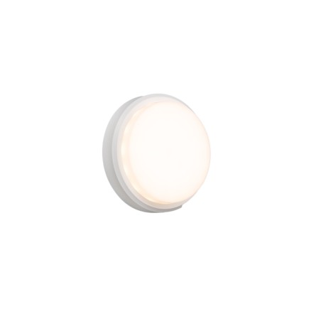 Wandleuchte aus ABS mit integrierter LED, mattweiss, ATRAMA