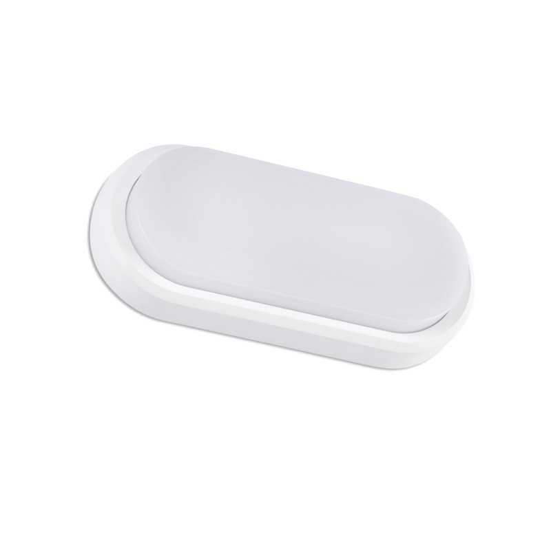 Wandleuchte aus ABS mit integrierter LED, mattweiss, BODIEU