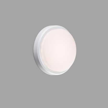 Wandleuchte aus ABS mit integrierter LED, mattweiss, HONTANX
