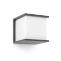 Wandleuchte aus Aluminium E27, grau, POUVRAI