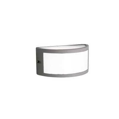 Wandleuchte aus Aluminium E27, grau, COMBRET