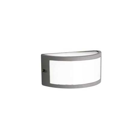 Wandleuchte aus Aluminium E27, grau, COMBRET